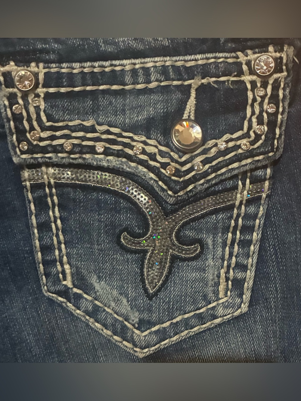Rock Revival Kai Bootcut Jeans - 26L - Picture 3 of 6